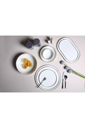 MNZ-Chopin بلاتين 60 قطعة عشاء مجموعة ل 12 شخص 04ALM006716 - Porland