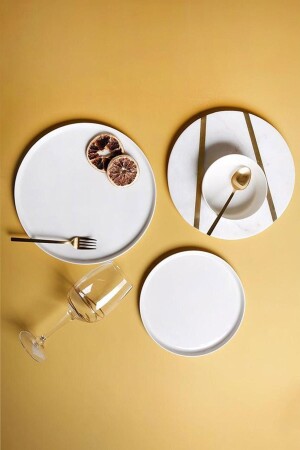 MNZ-Chopin Alumilite 18 قطعة عشاء مجموعة 6 أشخاص 1. - Porland