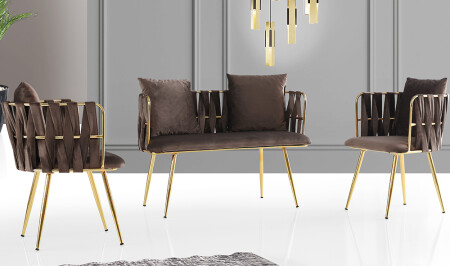 مقعد الشاي البني من MNZ-Çınar - Cadde Yıldız