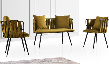 MNZ-Çınar الشاي الأخضر مجموعة مقعد V2 - Cadde Yıldız