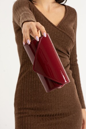 MNZ-Claret حمراء براءة الاختراع الجلد الجيّدة الجيّدة الجيّدة الجيّدة الجيّدة الجيّدة الجيّدة الجيّ - Efnanstore