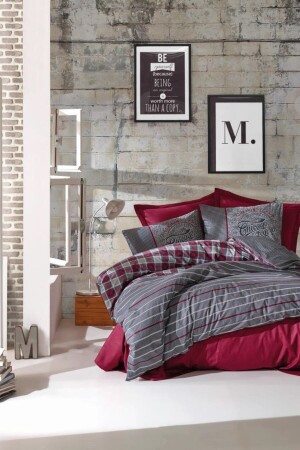 MNZ-Claret Red Single Duvet Cover Set CTN-Rf-MSC-T. K-N. T-Jonas-Claret حمراء - Cotton Box