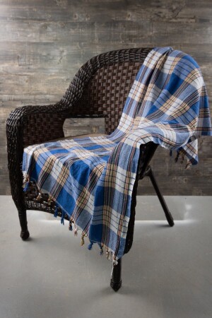 (MNZ-Classic Blue Turkish Bath) (المحمرة التركية) - Mcn Tekstil