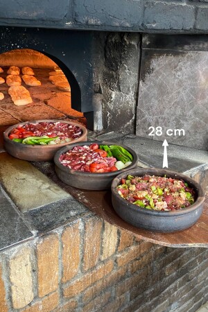 MNZ-Clay Casserole-Oven برقعة-برقة 30 كلم4 - لـ 5 أشخاص AD5063 - AdenArt