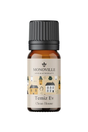 MNZ-Clean House Essential Oil مخلوط 10 مل 100% طبيعي (مخلوط الزيت الأساسي للمنزل النظيف) - Monoville