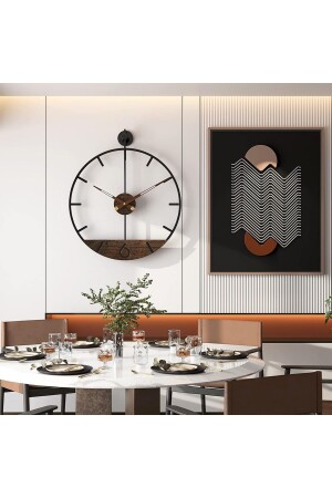 ساعة الجدار MNZ-CLOCK ساعة الجدار الخشبية - Mgs Group