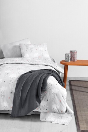 MNZ-Clouds بامبو القطن طفل غطاء غطاء غطاء الوردي BAMCLOPMBB - Berolige