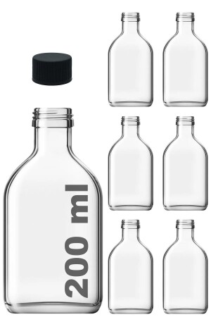 MNZ-Cold Brew Glass 200ml زجاجة 6 قطع COLDBREW-3 - HBA ART CRAFT