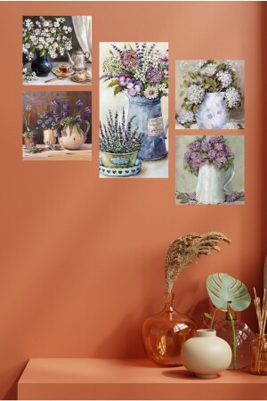 طراز MNZ-Collage Style 5 قطع طاولة MDF ATF105 - Cadran