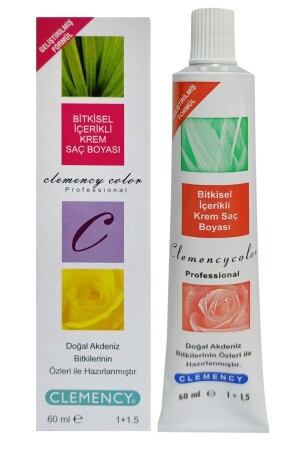 MNZ-Color 6. 0 لون أوبورن المظلم لون الشعر 60 مل + 6% 20 حجم الأكسيدات 90 مل - Clemency
