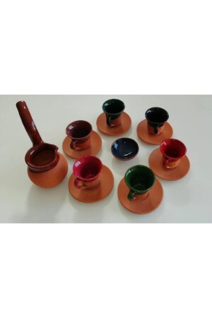 MNZ-Colorful Ceremony Cup Set مع فنجان قهوة zc1 - PINARSTORE