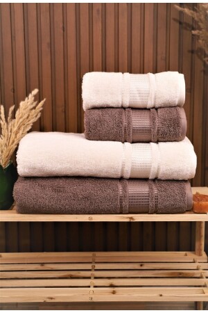 MNZ-Colorist 4-piece حمام الحمام التركية حمام مجموعة PDR-towel12 - Özdilek