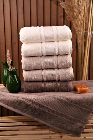 MNZ-Colorist 6-piece Cotton High Water Absorbent 50*90 مناشفة يد ووجهه - Özdilek