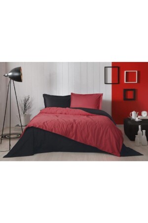 MNZ-Colormix قابل للتعديل غطاء غطاء مزدوج مجموعة حمراء - سوداء CM2213 - Özdilek