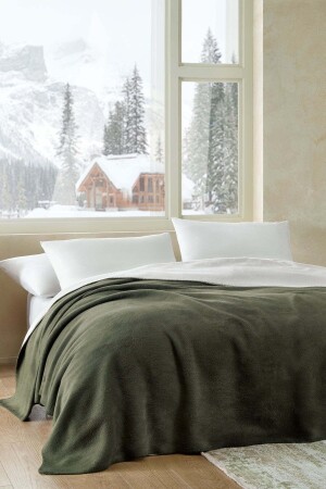 غطاء مزدوج ملاءة من نوع MNZ-Comfy - Green Beige 8682048804134 - Hibboux