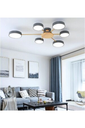 MNZ-Conza Led Chandelier Gray 6 قطع 5019706128710 - SimaAvize