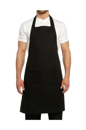 (MNZ-Cook and WAITER KICKEN APRON) خدمة الحجم الأسود (APRON 0301) - arslan iş elbiseleri