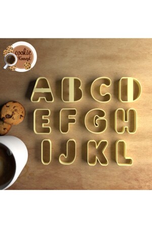 MNZ-Cookie Mold Chubby Letter Set 4 - CookieKonsept