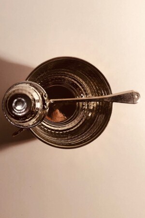 MNZ-Copper Buttermilk Bowl و Ladle tr-sny-0571 - Gezin Company