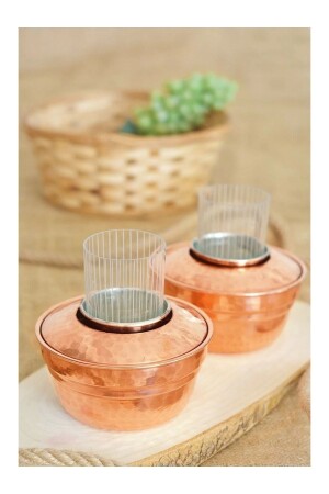 MNZ-Copper Ehlikeyf مع غطاء 2 حزمة اللون النحاس المشرق KPKLIEHKF2LI - Bakır Concept