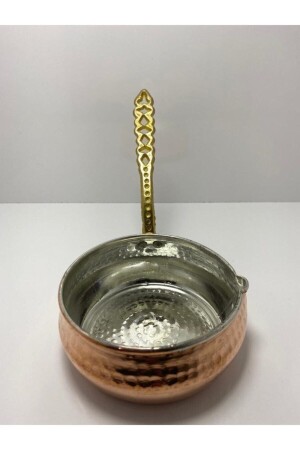 MNZ-Copper Hand Tattooed Sauce Bowl متوسط الحجم 1093 - AKÇAY