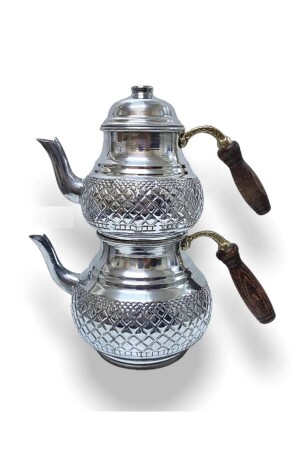 MNZ-Copper Look ألومنيوم كوب الشاي حجم العائلة bkrgn4 - qpazar