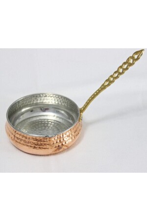 MNZ-Copper Sauce Pan Oil Frying Pan Sauce Bowl Oil Bowl 9 سم من الكريغسيلك1 - GÜR BAKIR