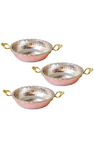MNZ-Copper Serrated 3-piece Pan Set TYC00842840898 - ANTEPSEPETİ