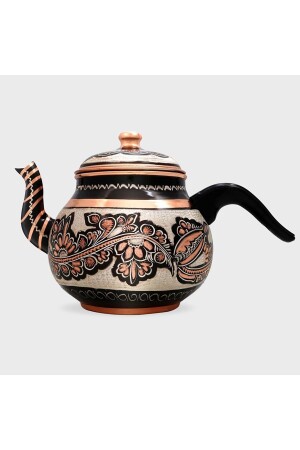 MNZ-Copper Teapot Large مشوكة سوداء - Sözenler