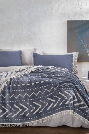 غطاء سريري واحد من MNZ-Cora - إنديغو - Yataş