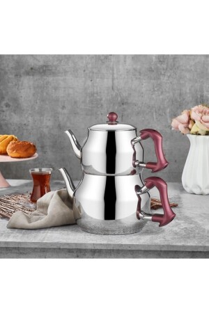 MNZ-Coral متوسط الحجم كلاريت حمراء المقبض على الفولاذ المقاوم للصدأ - Amboss