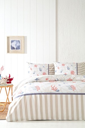 MNZ-Coral Reef Double Duvet Cover Set PR-EVTEKSTILI-58861700697 - FLORETTA