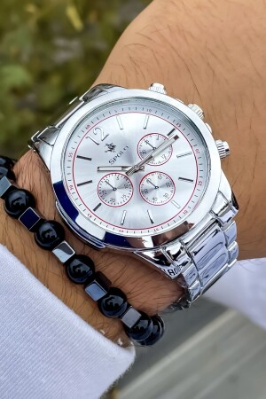 ساعة يد الرجال من فولاذ MNZ-Cord FAVORİSPOLO240 - S.POLO