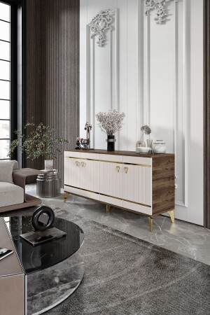 مكونات MNZ-Cord MDF Mebrane Cover Ebru Ceviz K2030 - Mapa