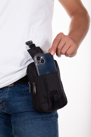 حقيبة منخفضة من خطة (MNZ-Cordura) ، حقيبة منخفضة من خليط (belt) ، مع قسم الهواتف المحمولة - Adelina Bags