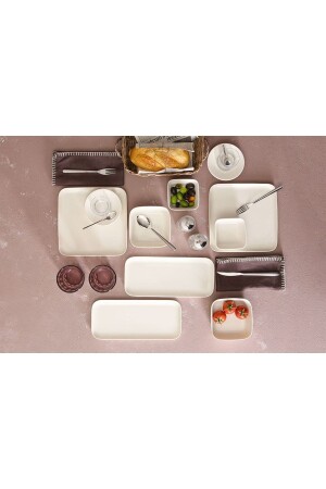 MNZ-Cortot Alumilite 25 قطعة الإفطار مجموعة 04alm007449 SEVGI19885 - Porland