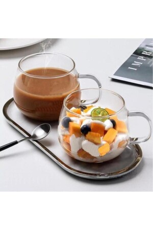 MNZ-Costa Color 2 قطع كأس زجاجي 400 مل 12424 12424-3 - Perotti