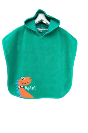 MNZ-Cotton Dino خياطات النعناع الخضراء كوب الصبي Panco طفلي منشفة Panco طفل منشفة الشاطئ - Gugukids