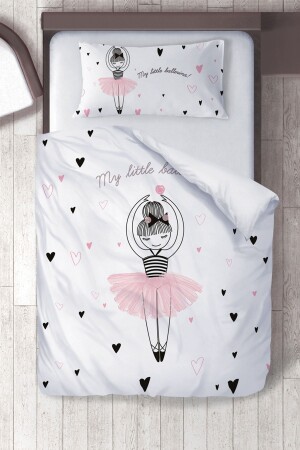 MNZ-Cotton Micro Satin Ballerina غرفة الفتيات غطاء الأطواق للأطفال مجموعة ibrtnb067 - instababyrooms