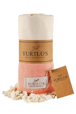 MNZ-Cotton Peshtemal Beach And Bath Towel 95x180 سم ART144 - YURTLUS