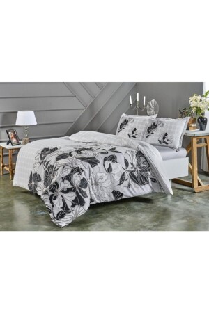 MNZ-Cotton Satin شارون جراي غطاء ملابس مزدوجة مجموعة 60251562 - Taç