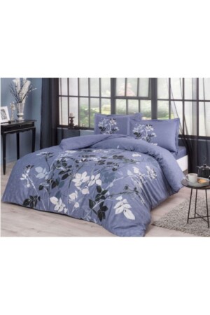 MNZ-Cotton Satin Double Duvet Cover Set كليمنت كليمنت بروجل - Taç