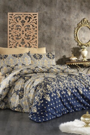 MNZ-Cotton - ورقة مقبضة غطاء غطاء مجموعة مزدوجة Zerda - الحرمز GRM0022 - GARDEN ROOM