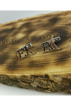 MNZ-Coufflink الفضية مع الحرف a52ı3034 - ALTINSİLVER