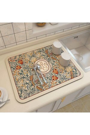 MNZ-Counter Top Dish Drying Mat لا تنزلق جفاف الملابس جفاف المطبخ TYC00717329578 - Else Dekor