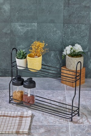 MNZ-Countertop منظمة رف العطورة وقف الأسود - رف العطورة VG-303 - vipgross