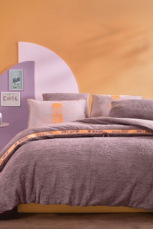 MNZ-Coverme Quit Single Blanket Duvet Cover Set - ليلك YTSGRPIST-1528026 - Yataş