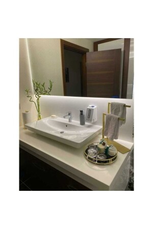 MNZ-Cracker كونترفتوب حامل المناشف الذهبية HVT-520507 - ATAK İKLİMLENDİRME