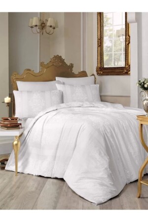 MNZ-Creaforce غطاء المزدوج المطبخ مجموعة النبيلة الأبيض abt-ranforce-çk-nobby-white - Altınbaşak