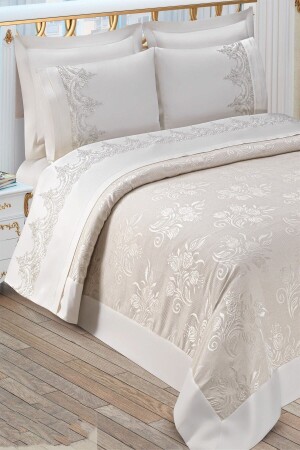 MNZ-Cream فرنسية الوصف بيك مجموعة 6 قطع ARKHMDUYGUP - Arkur Home